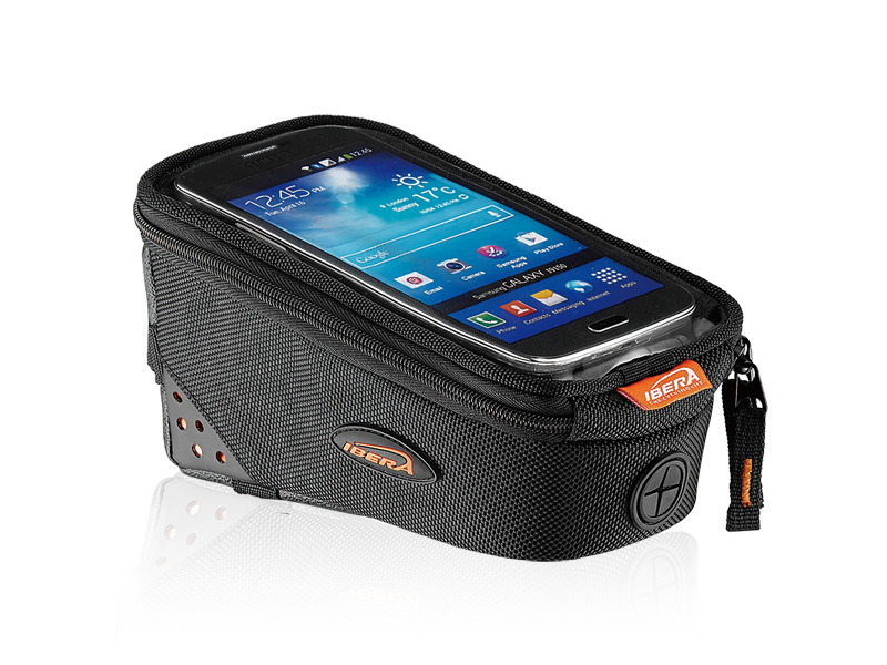 Ibera Sleek Top Tube Bag With Phone Sleeve TB8