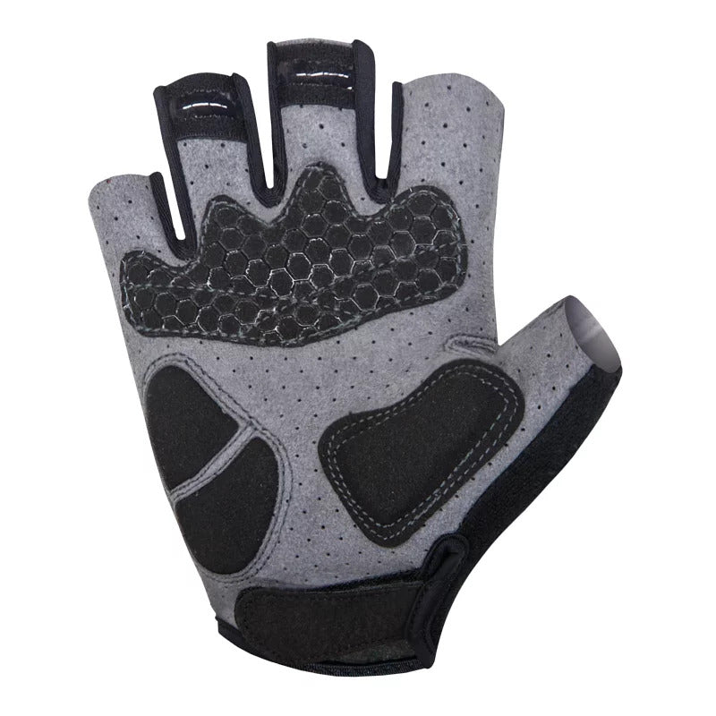 Baisky Half Finger Cycling Gloves - TRHF349 - Happy Black