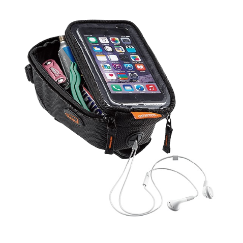 Ibera Sleek Top Tube Bag With Phone Sleeve TB8