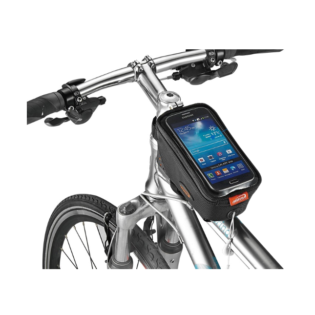 Ibera Sleek Top Tube Bag With Phone Sleeve TB8