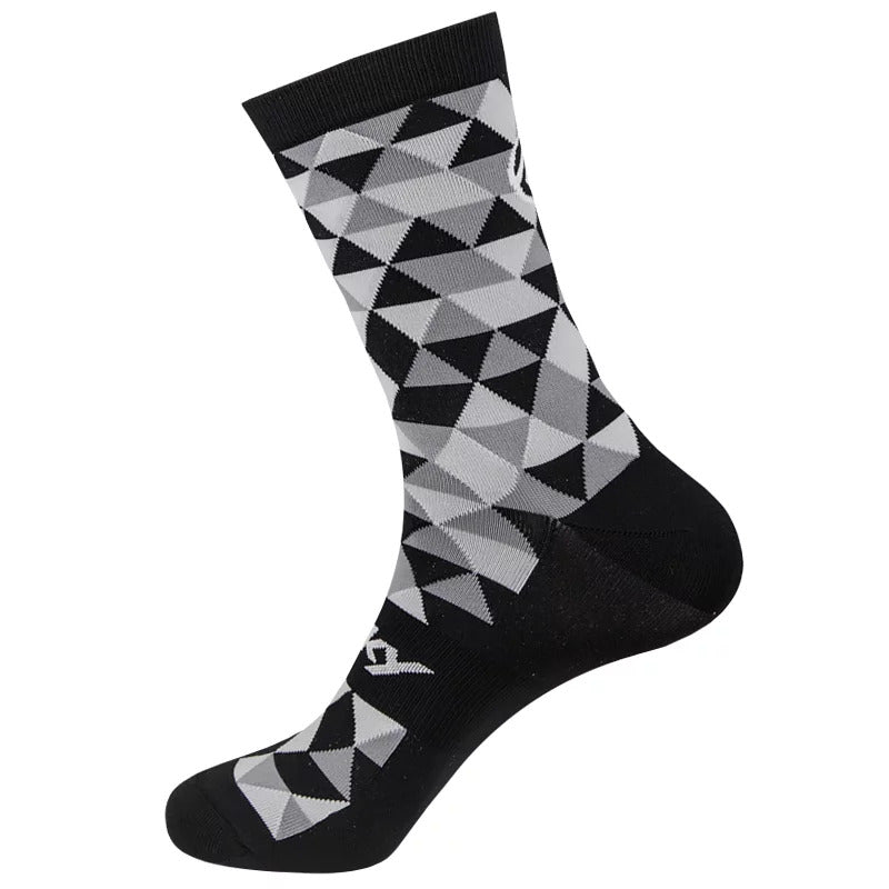 Baisky Premium Cycling Socks - TRSS129 Purity Black Diamond