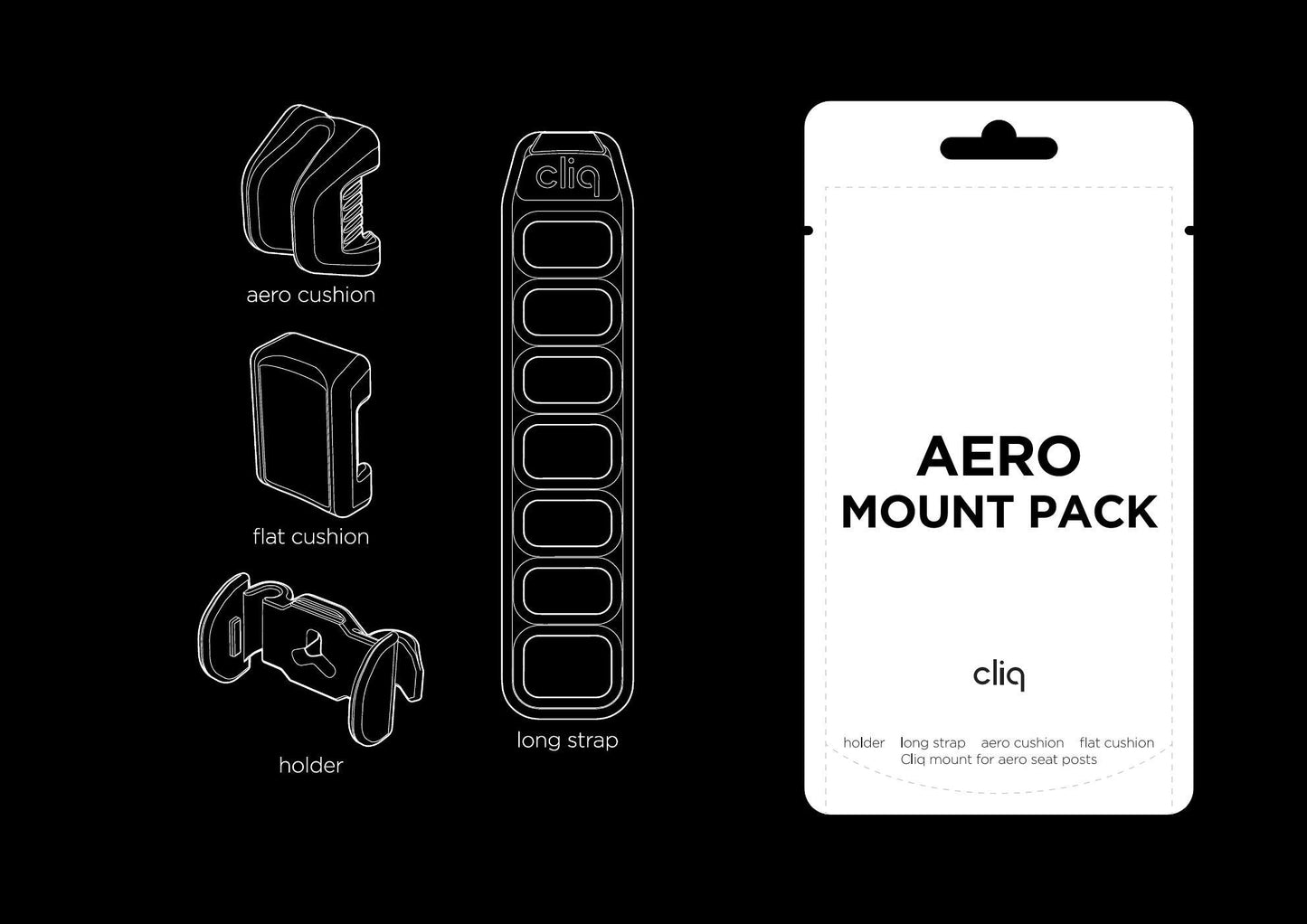 CLIQ Tail Light Mount Packs