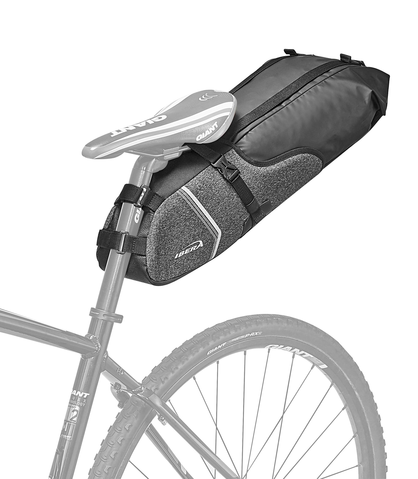 Ibera Waterproof Carryall Seat Bag IB-SB20 Black
