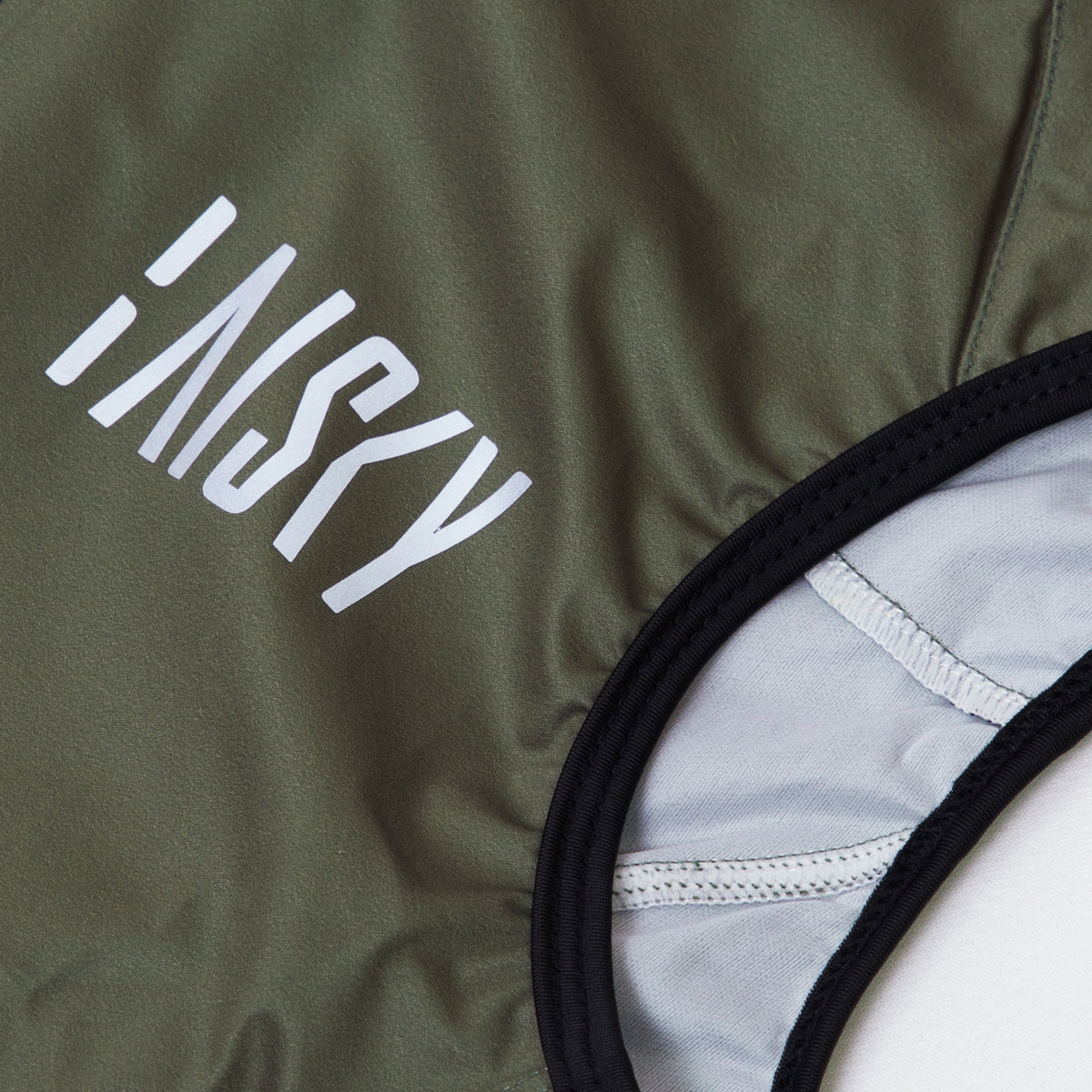 Baisky Men Double zipper Wind Vest - TRMV1280 Army Green