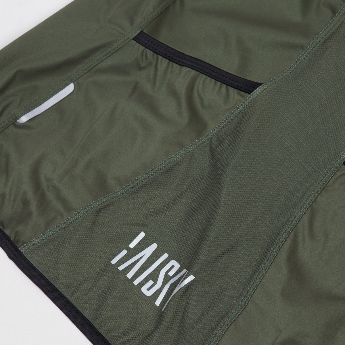Baisky Men Double zipper Wind Vest - TRMV1280 Army Green