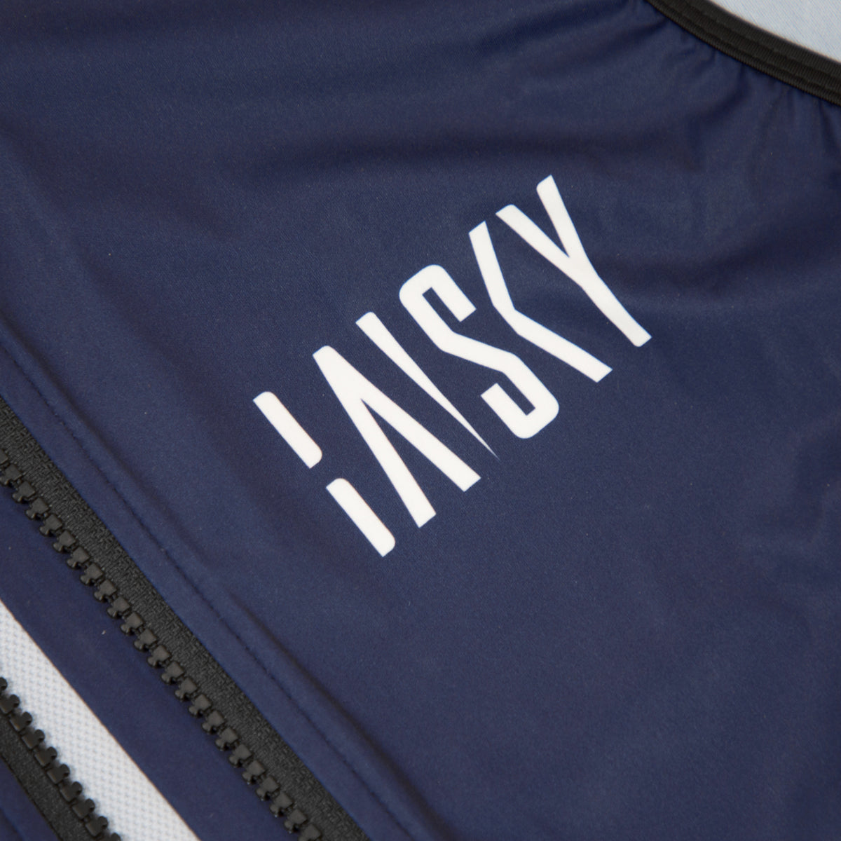 Baisky Men Double zipper Wind Vest - TRMV1280 BK Blue