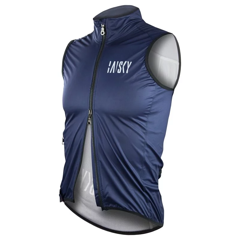 Baisky Men Double zipper Wind Vest - TRMV1280 BK Blue