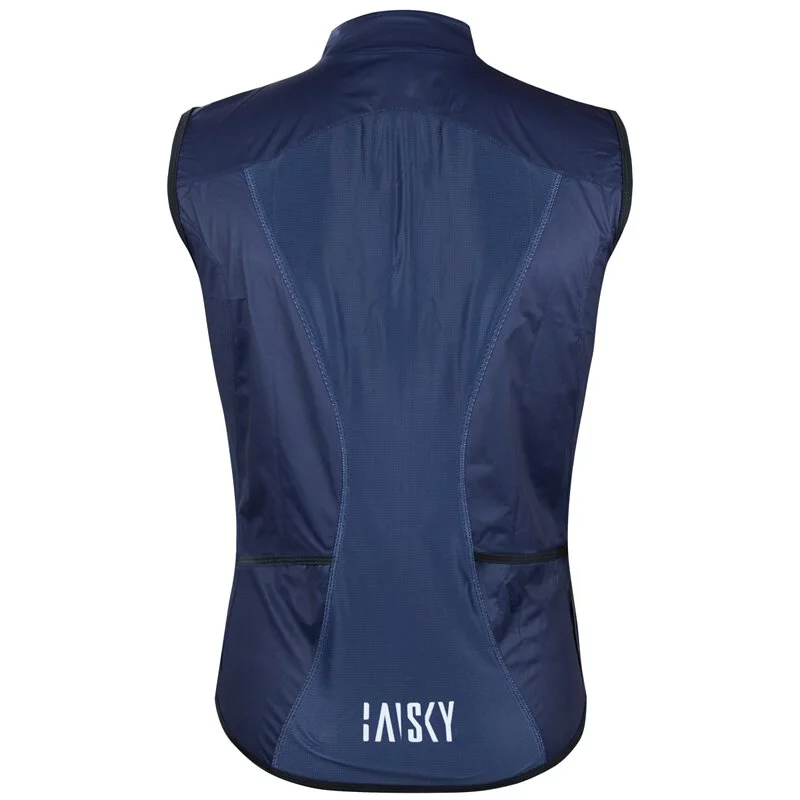 Baisky Men Double zipper Wind Vest - TRMV1280 BK Blue