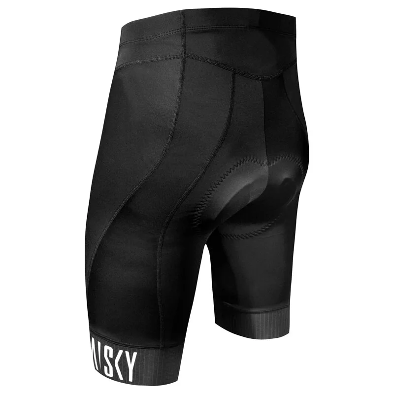 Baisky Endurance Cycling Shorts For Men with Vion Insert Pads ─ TRMS1380 Simple Black