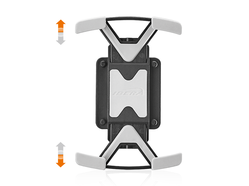 Ibera Adjustable Phone Holder PB26 with Bike Mount