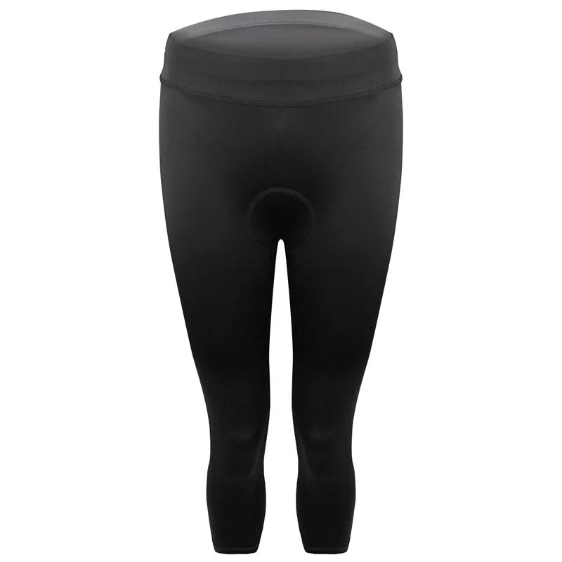 Baisky Women Cycling Tights With High-Density Shock-Absorbing Chamois - TRWB780 Roselle Black