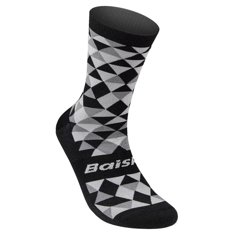 Baisky Premium Cycling Socks - TRSS129 Purity Black Diamond