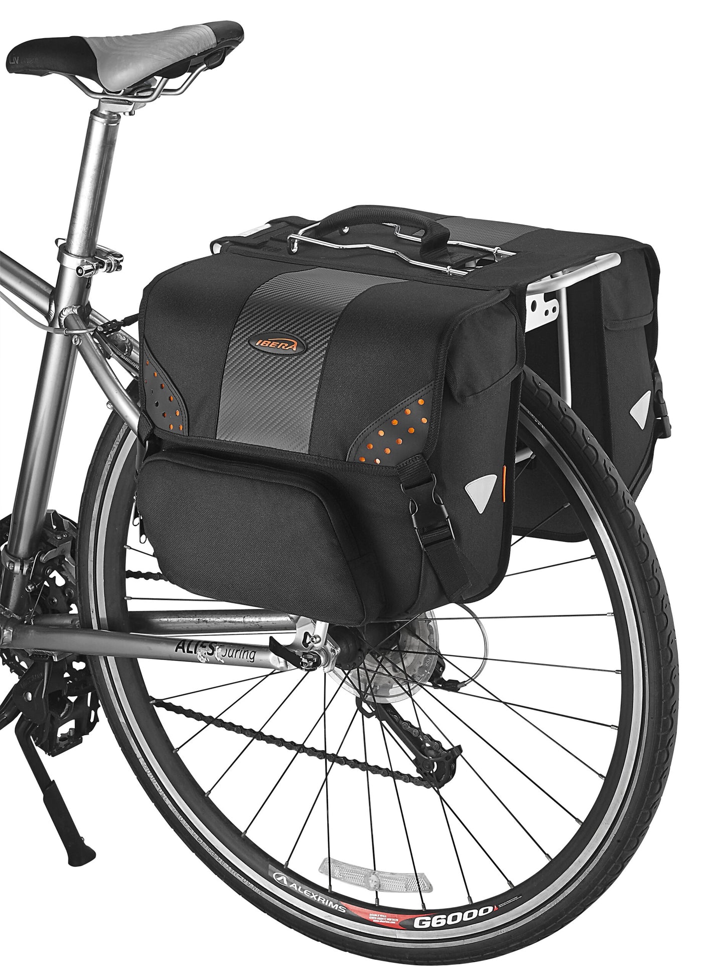 Ibera Strap-on Side Mounting Pannier Bags For Bike Touring BA16