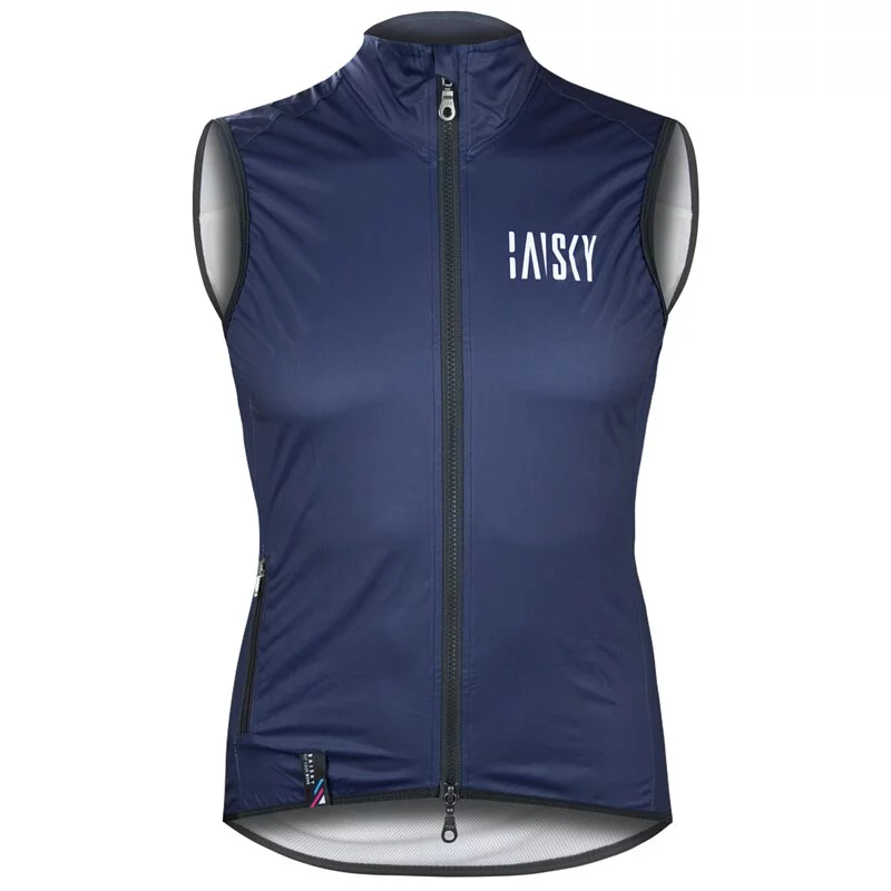 Baisky Men Double zipper Wind Vest - TRMV1280 BK Blue