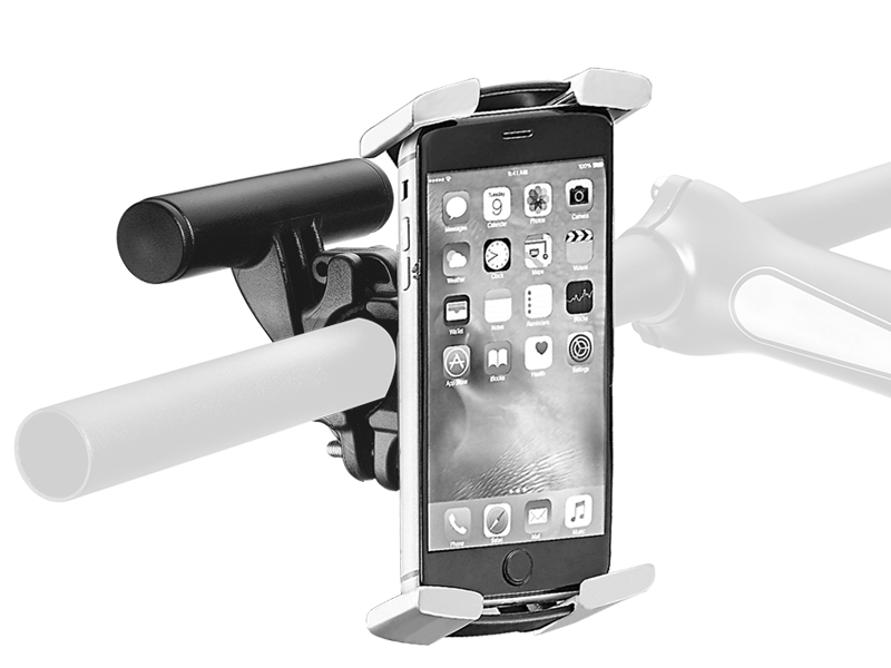 Ibera Adjustable Phone Holder PB26 with Bike Mount