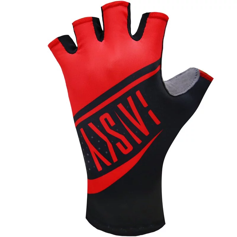 Baisky Half Finger Cycling Gloves - TRHF390 - Conquer Red